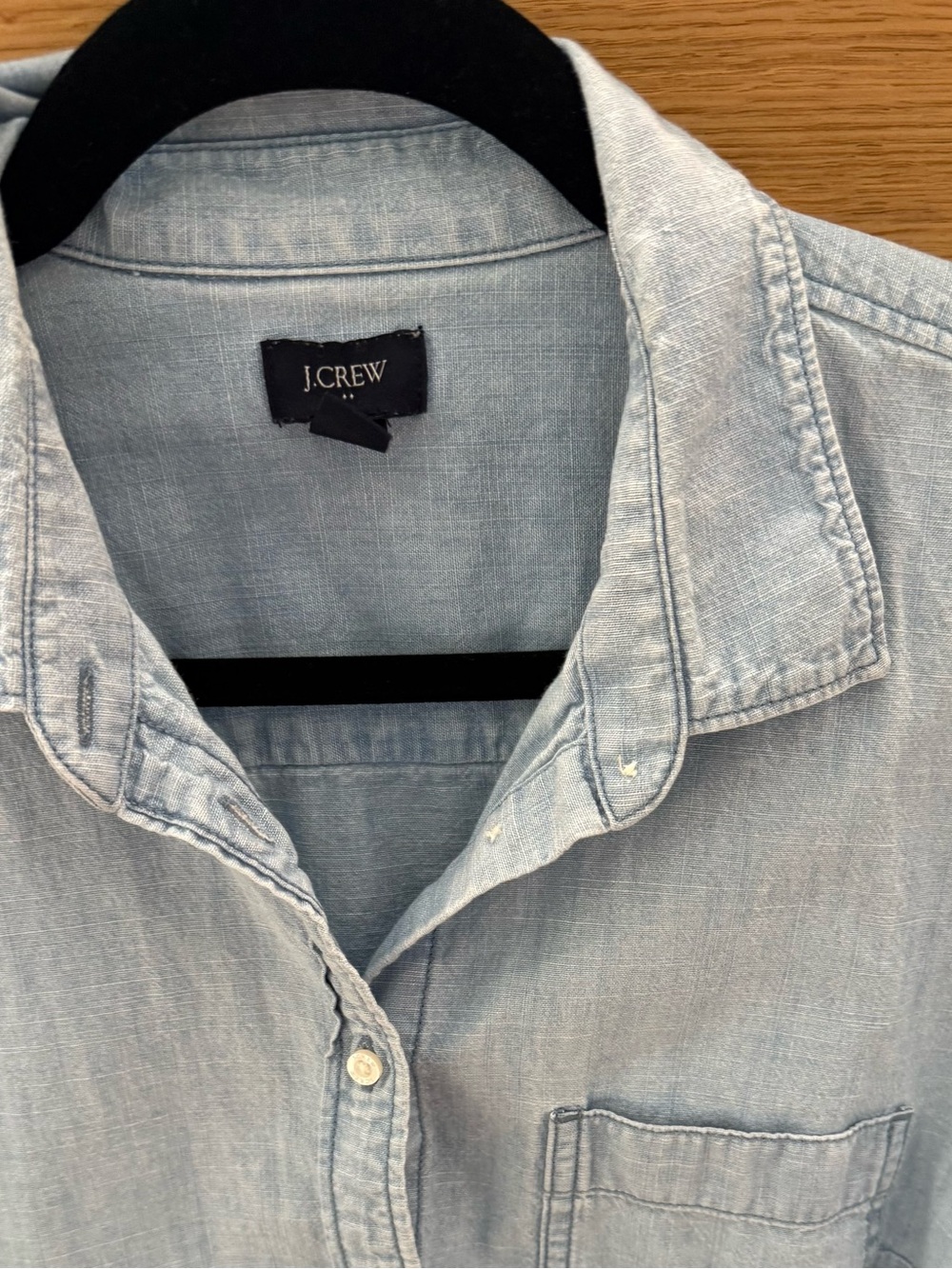 J. Crew Light Blue Denim Shirt - Classic Button-Up